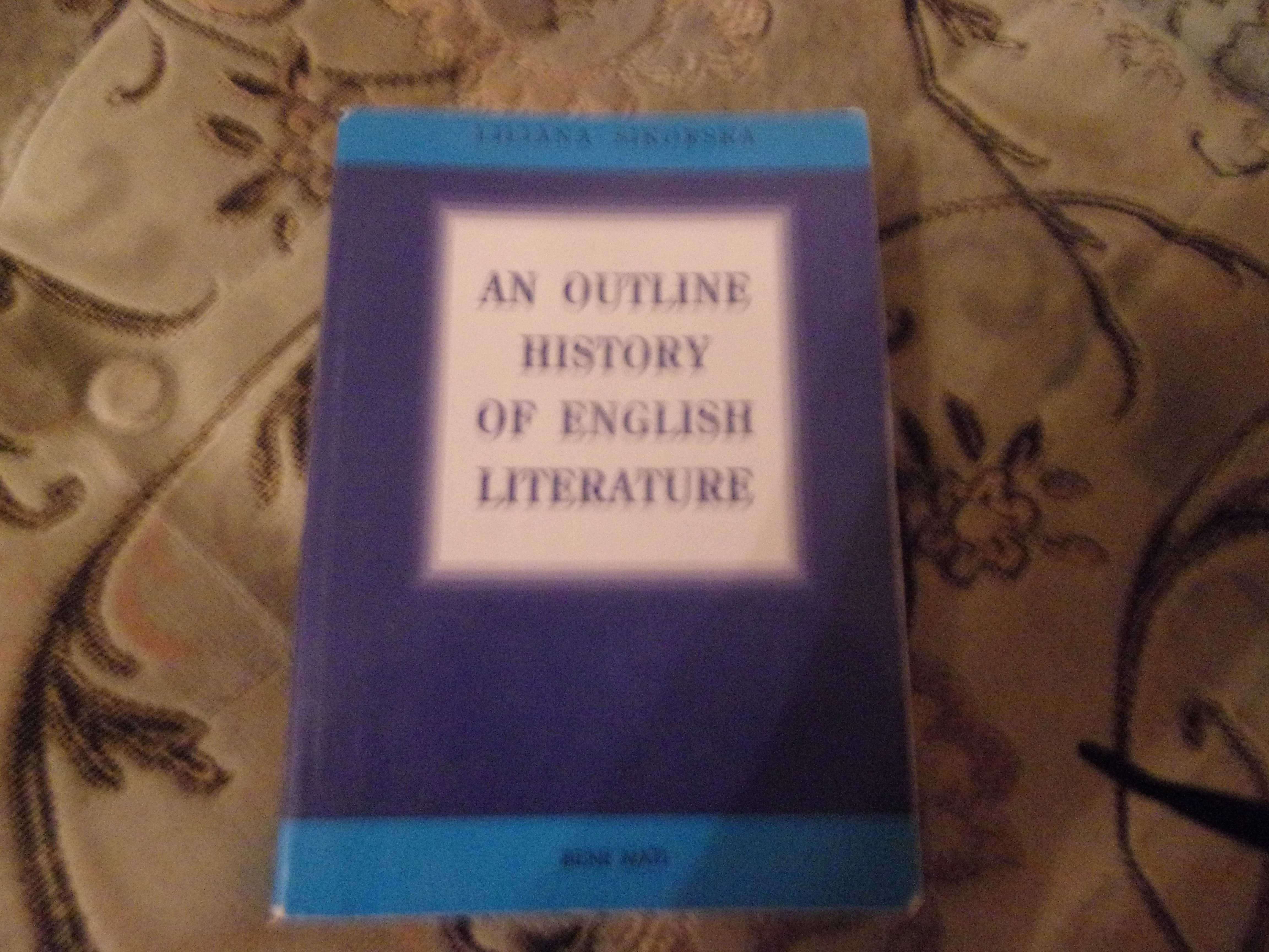 An outline history of english literature-Liliana Sikorska