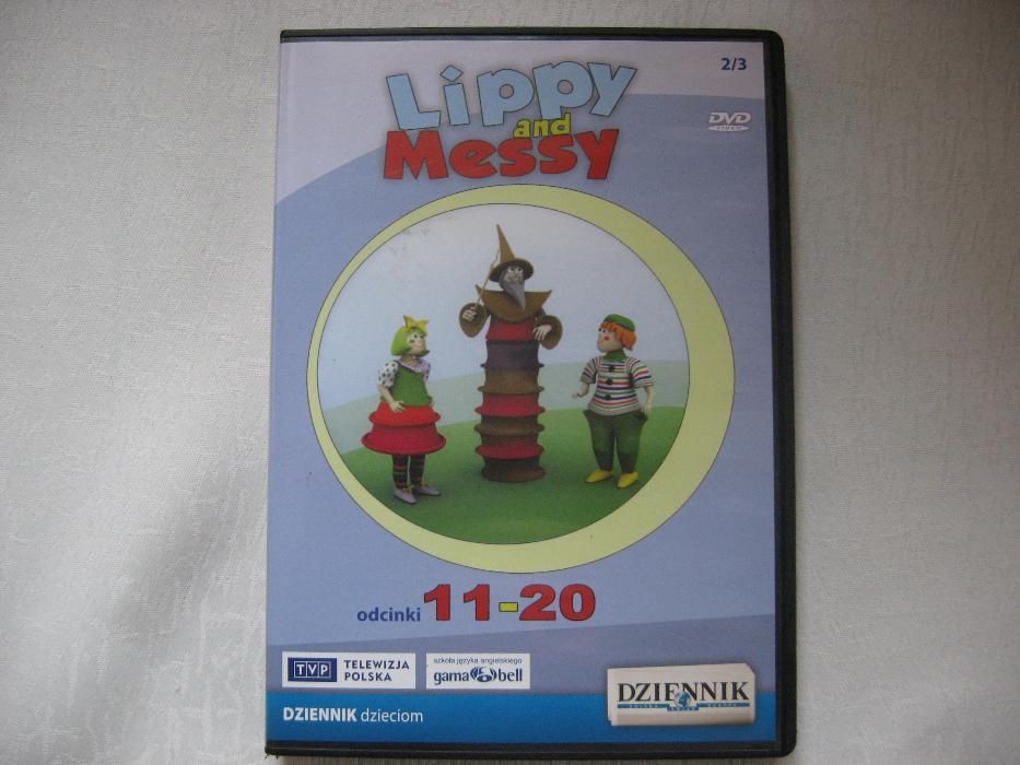 "Lippy and Messy" bajka dla dzieci DVD stan idealny