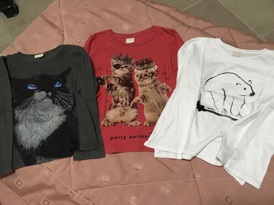 Lote 3 sweat fina. Lote1 tam 4/5 lote2 tam5/6, lote3 tam7/8