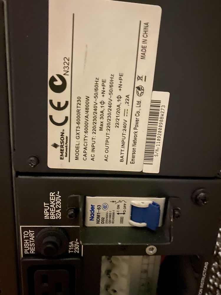 Emerson E322 бесперебойник джерело безперебійного живлення