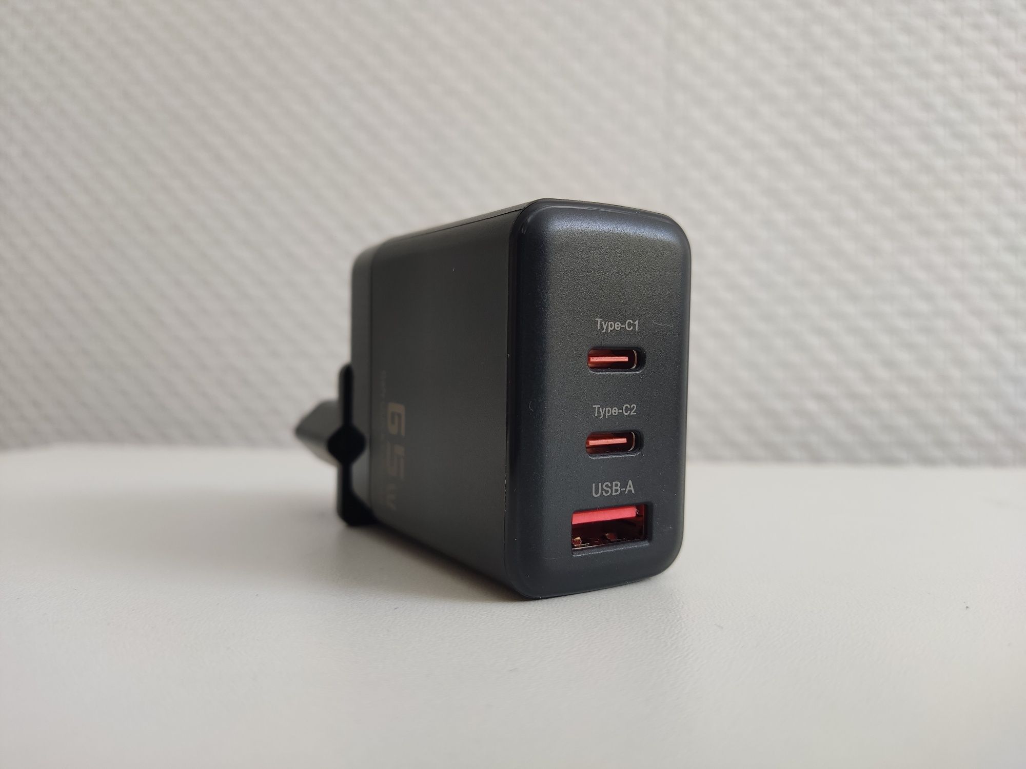 Блок живлення Toocki 65w для телефону, зарядний пристрій GAN, Новий.