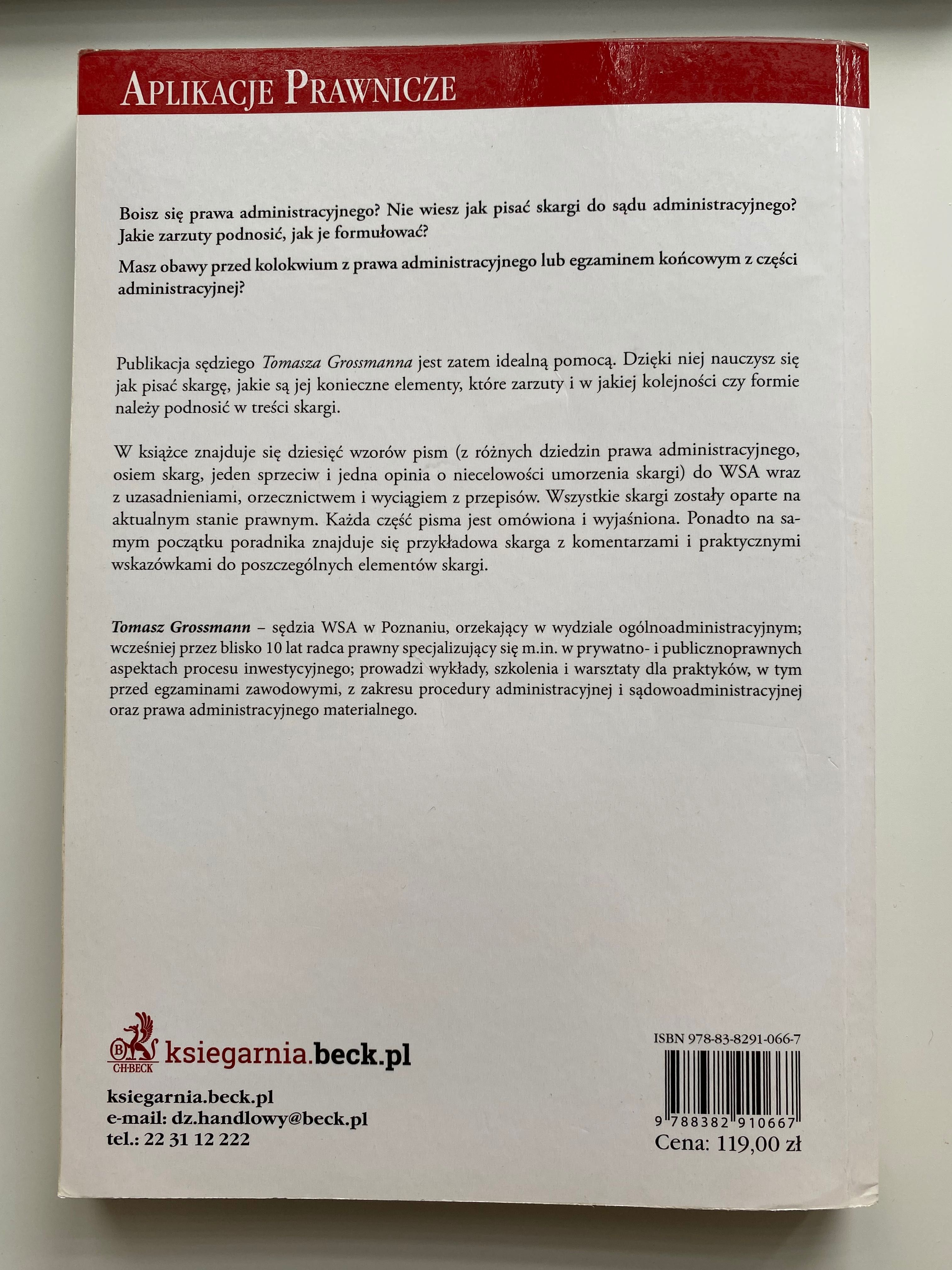 Skarga do WSA, T. Grossmann