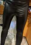 skórzane legginsy S