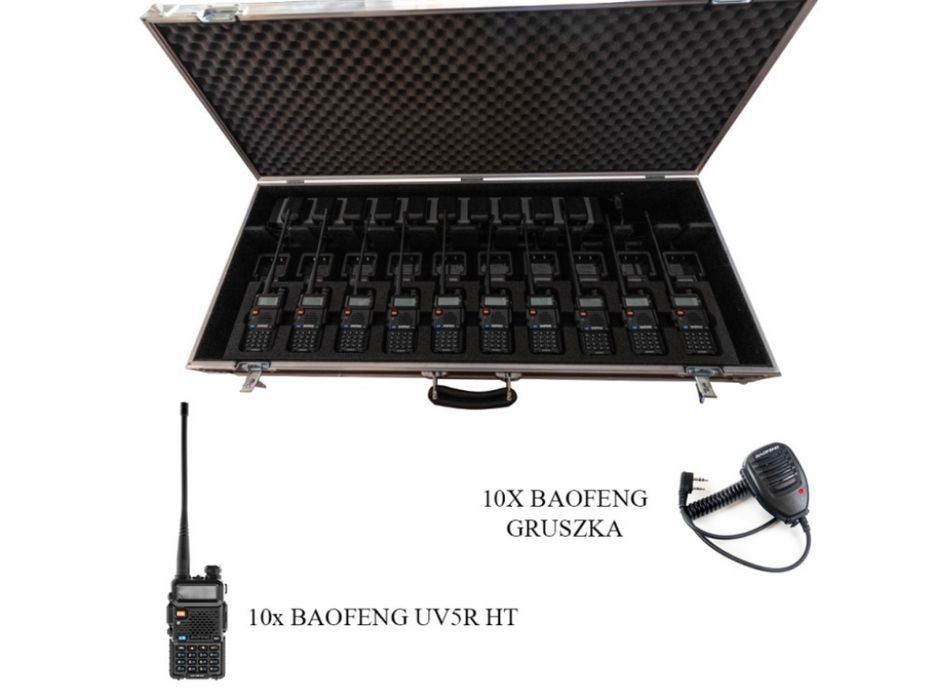 Zestaw radia radioodbiorniki komunikacja baofeng uv. 5r ht