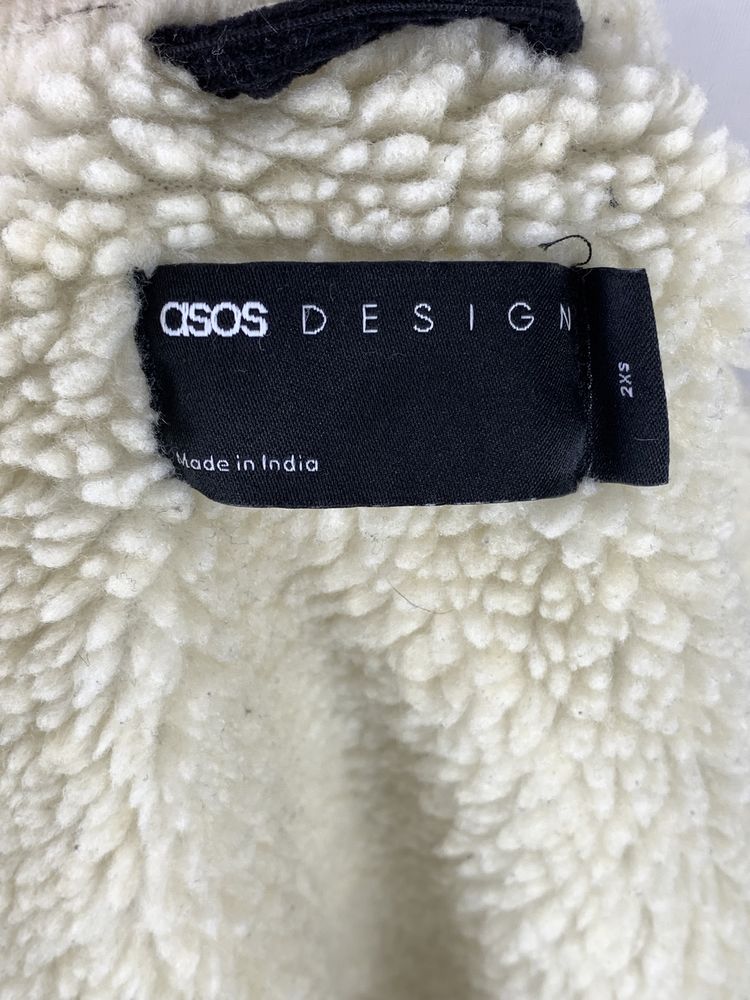 ХС Вільветова шерпа Asos куртка вельветовая оригинал