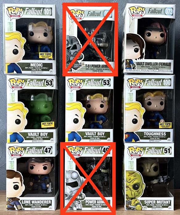 Funko Pop! Fallout. Funko Pop! Fallout. #47-#372