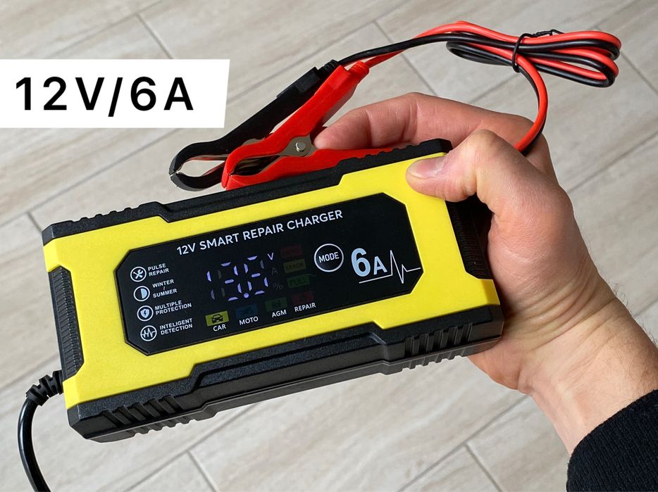 Импульсное зарядное устройство для аккумулятора авто Зарядний пристрій