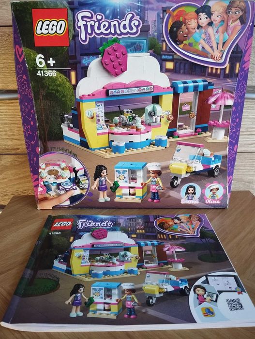 Lego Friends 41366 Cukiernia Kompletny + Gratis Lego 41733+41719
