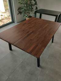 Nowy stół do jadalni z blatów Ikea Karlby