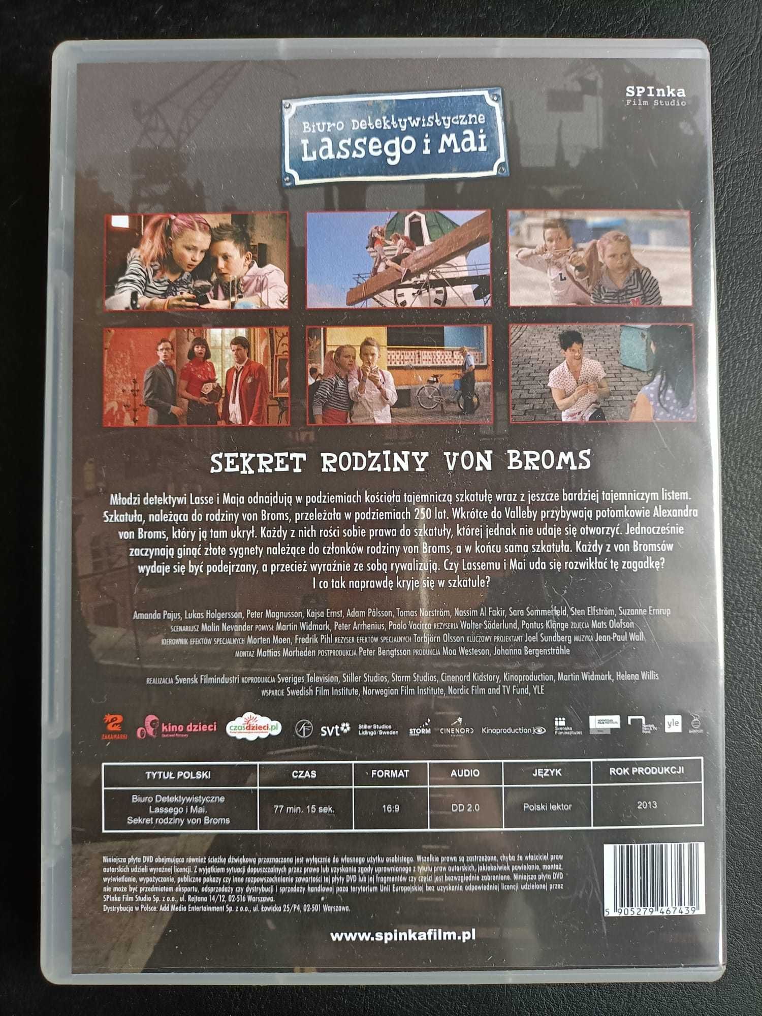 Biuro Detektywistyczne Lassegoi i Mai Sekret Rodziny Von Broms DVD