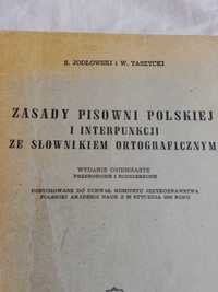 Zasady pisowni polskiej i interpunkcji ze słownikiem ortograficznym