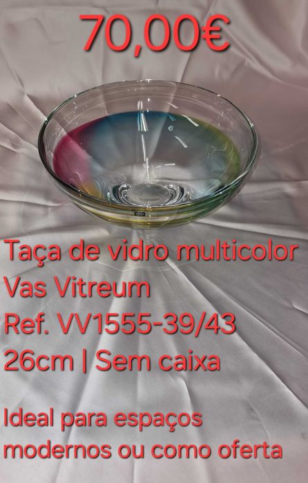 Taça de Vidro Vas Vitreum