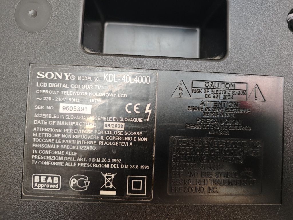 Telewizor Sony KDL-40L4000