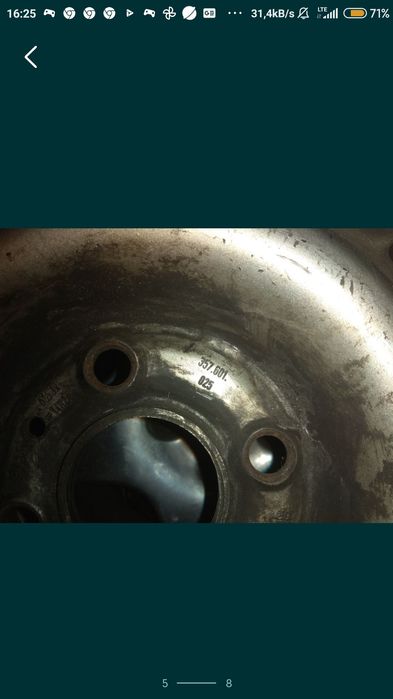 Koła stalowe razem z oponą.