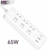 Мережевий фільтр подовжувач Xiaomi  ZMI Power Strip 65W CPX01