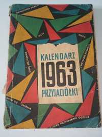 Kalendarz przyjaciółki 1963r.