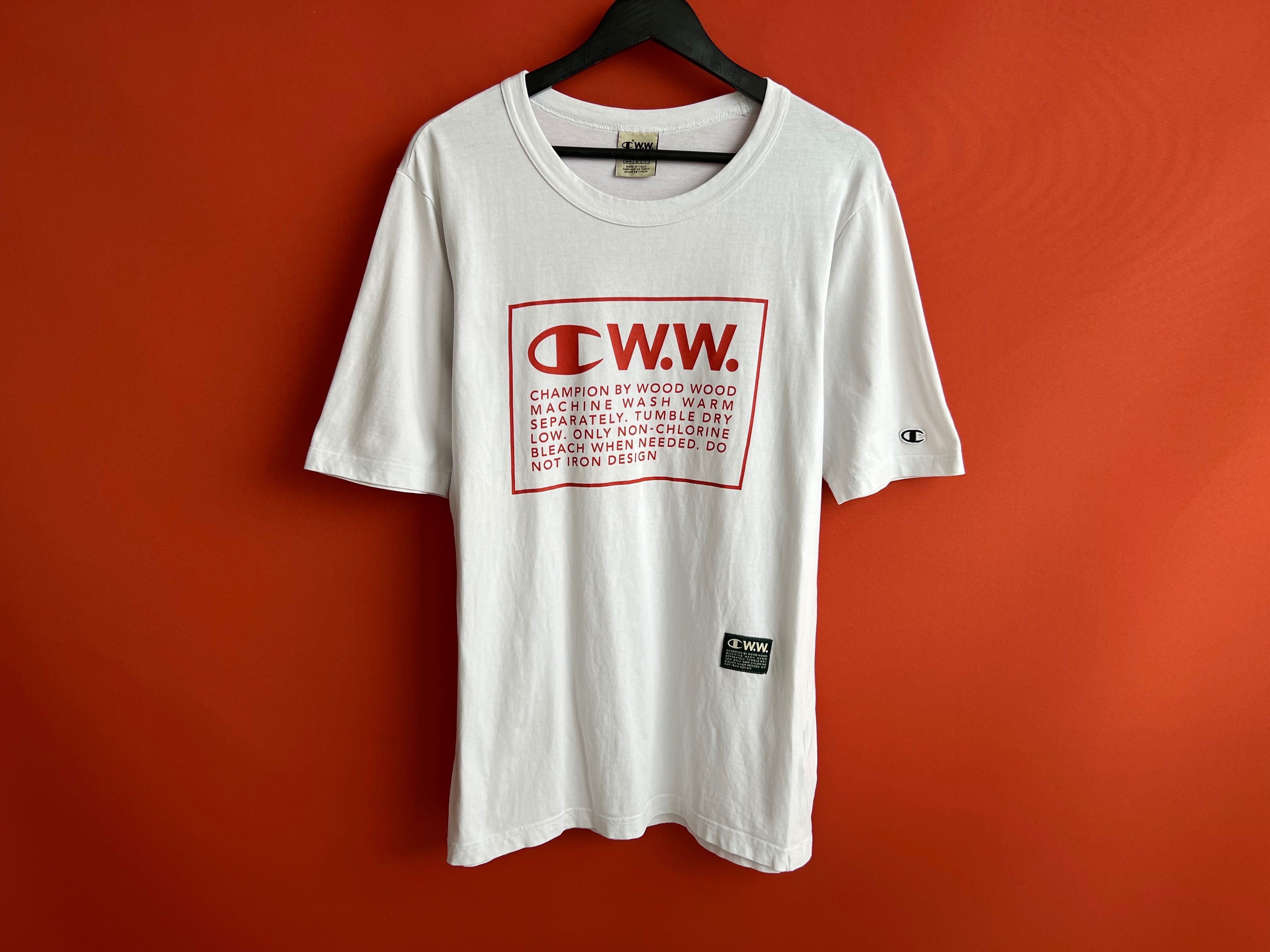 Champion W.W. Wood Wood оригинал мужская футболка размер M L Б У
