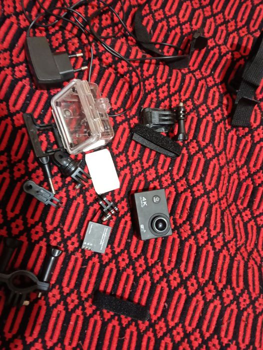 GoPro com vários acessórios