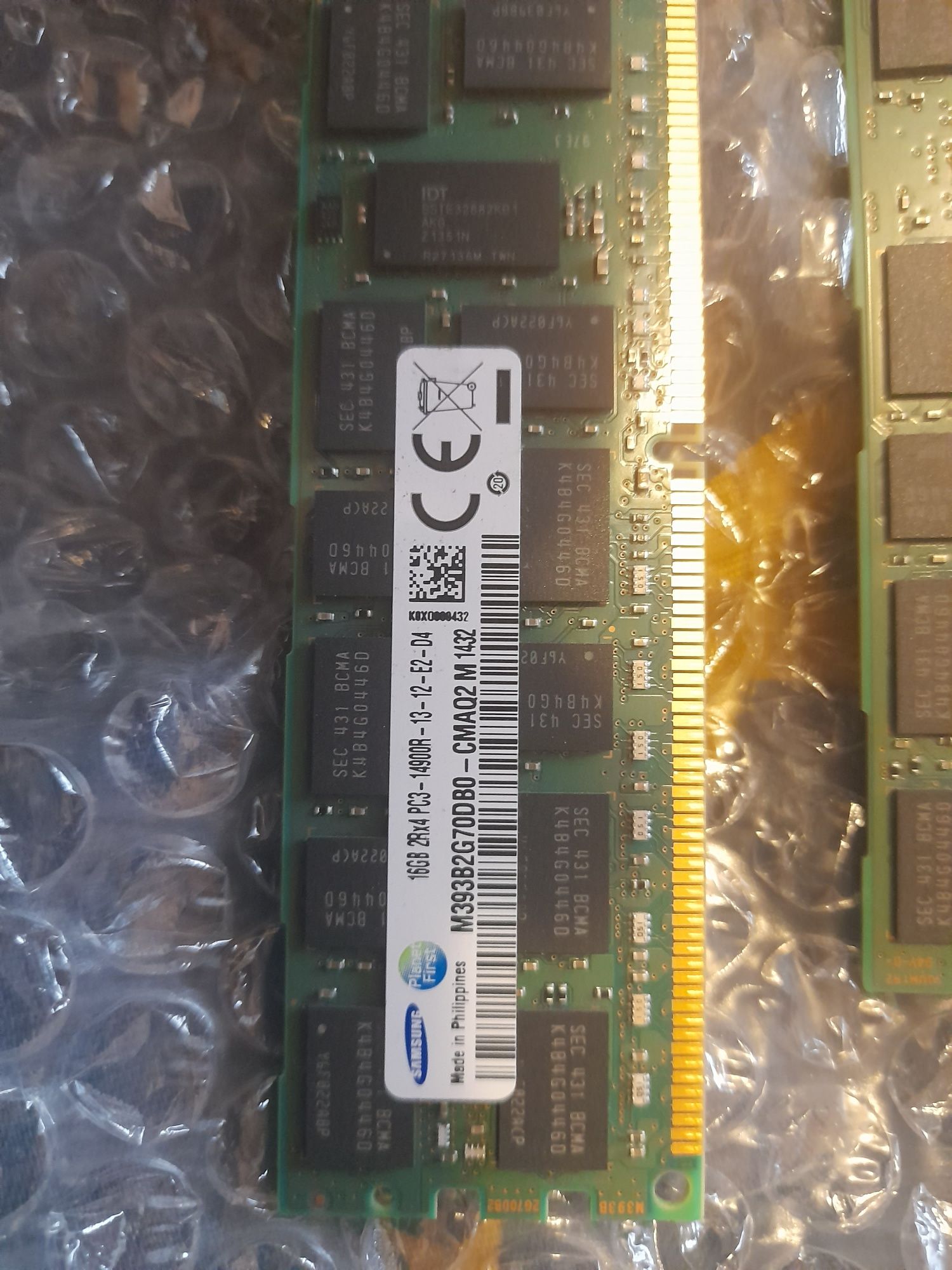 Комплект оперативной памяти Samsung ddr3 на 256gb