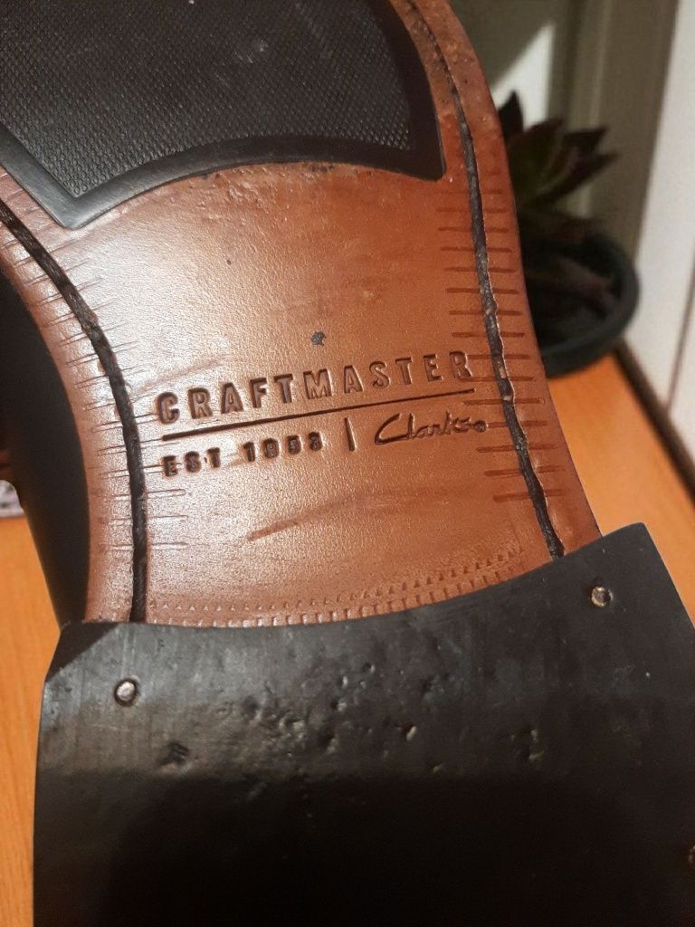 Оригінальні туфлі  лофери Graftmaster Clarks,Aнглія,р.42