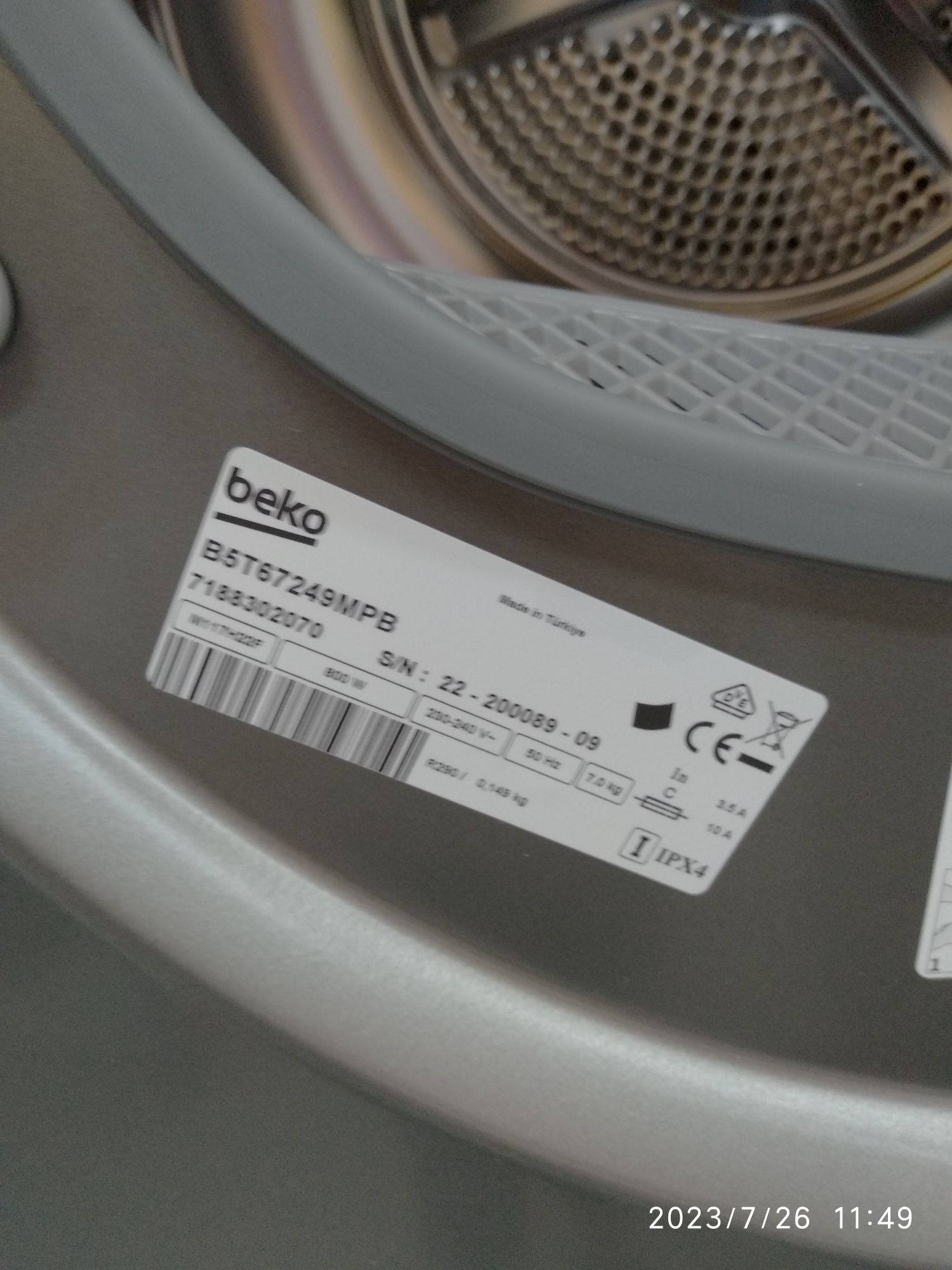 OUTLET Janki ul Wspólna 6 Suszarka BEKO B5T67249MPB