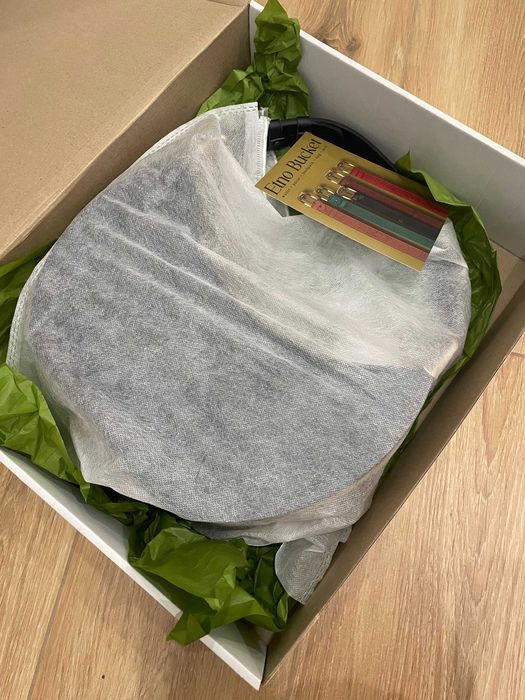 Шкіряна сумка "Лунна" etno bucket нова