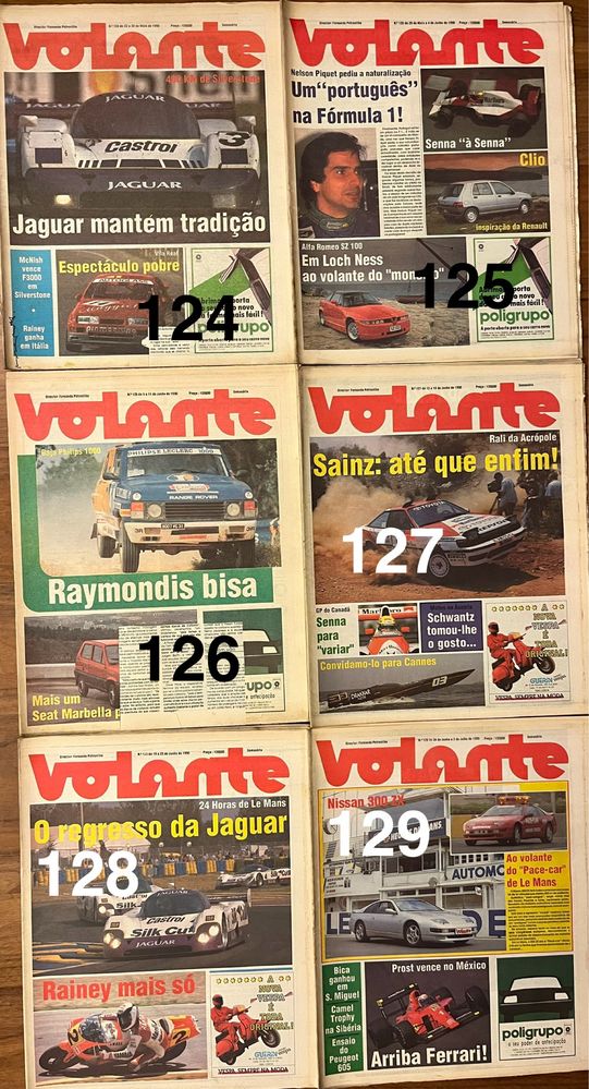 Vendo jornais Volante - ano 1990