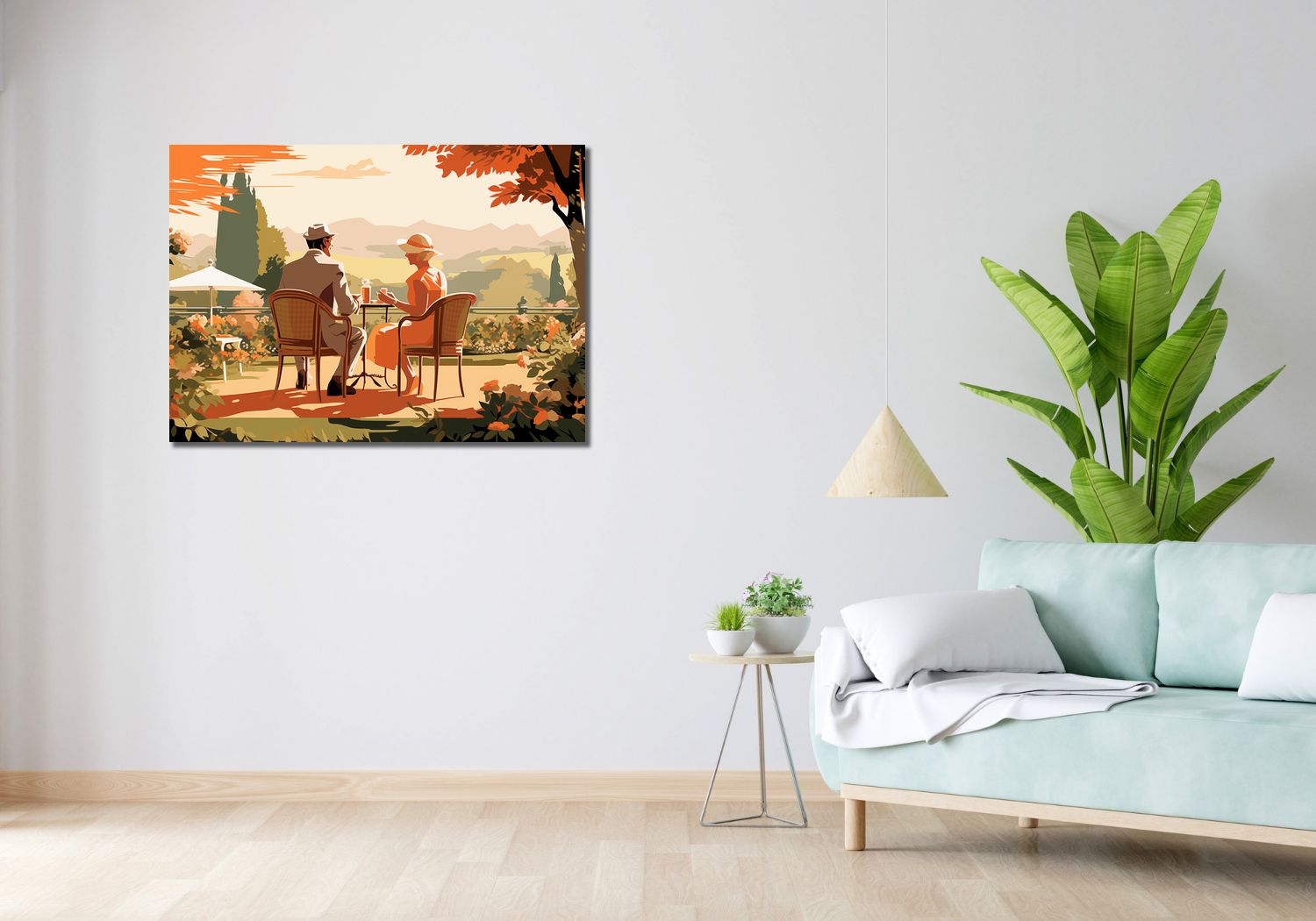 Obraz 100x70cm Retro Randka