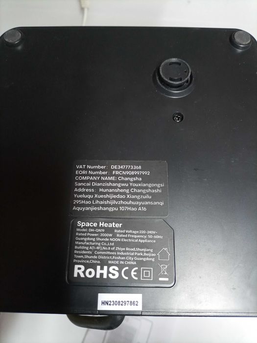 Grzejnik elektryczny obrotowy