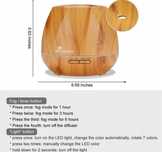 Diffuserlove ultradźwiękowy dyfuzor zapachów 550ml