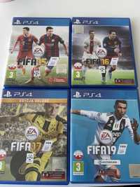 Fifa 15, fifa 16, fifa 17 i fifa 19 ps4