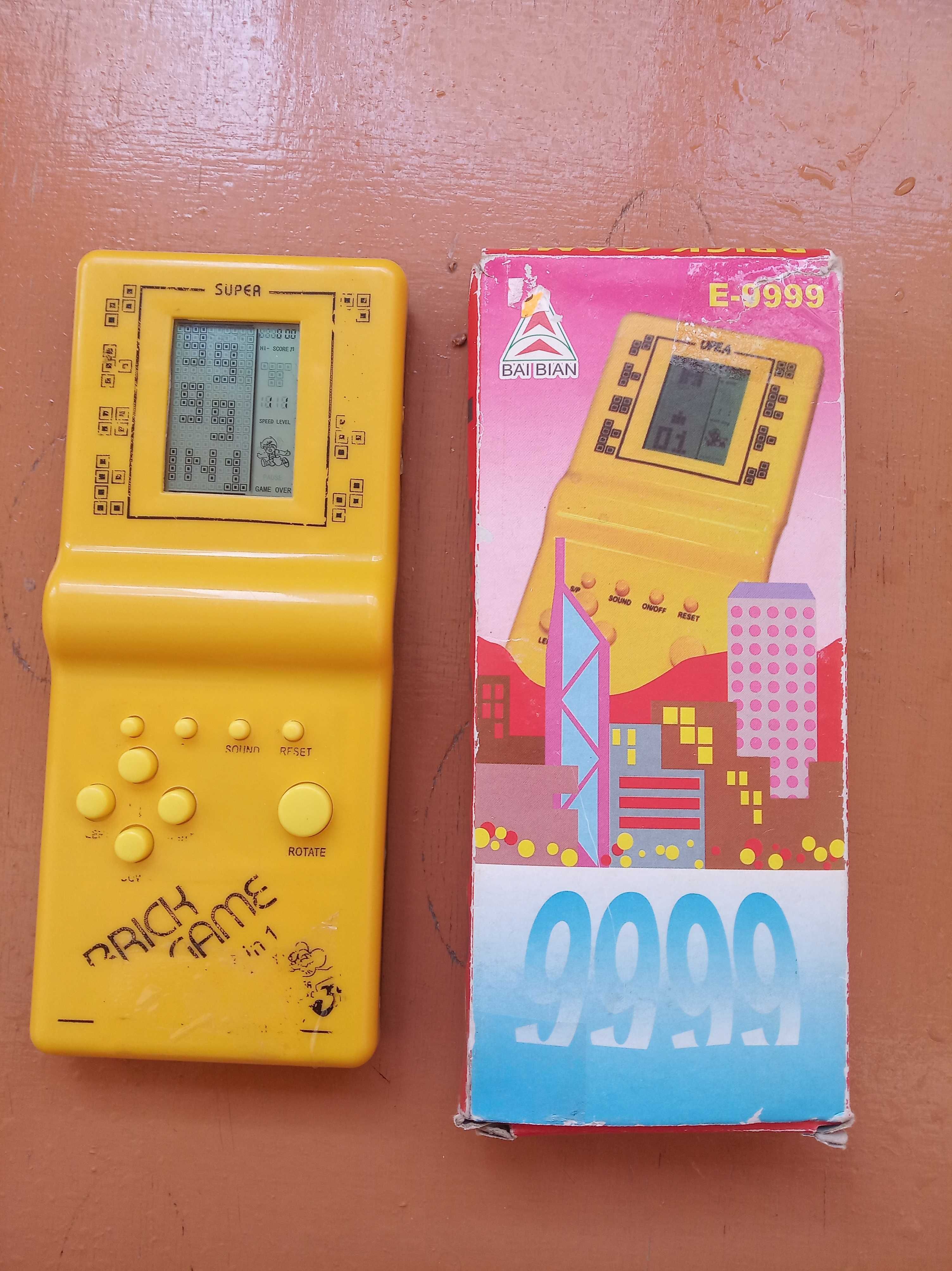 Тетріс жовтий Brick game 9999 in 1
