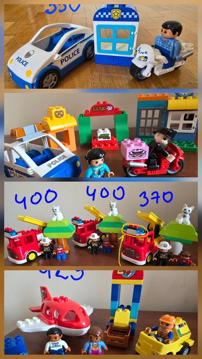Lego duplo поліція, пожежна, аеропорт