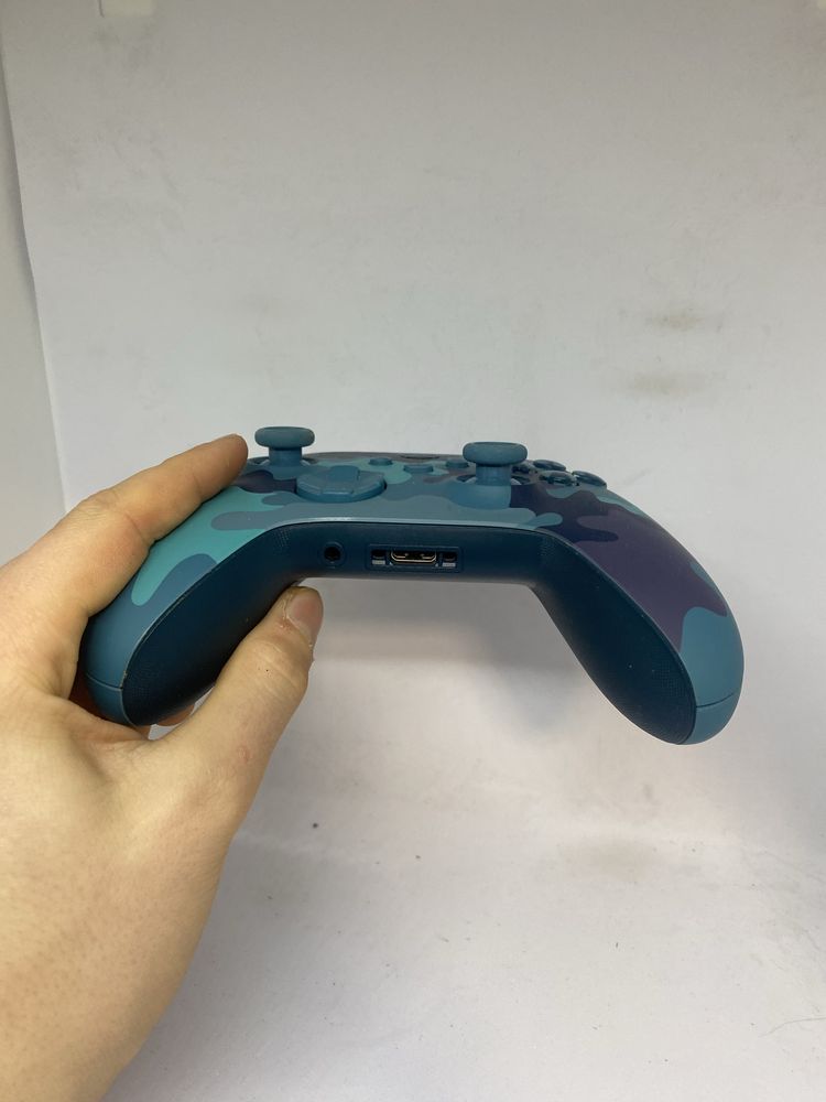 Pad Xbox One Xone Series X PC joystick kontroler oryginalny blue morro