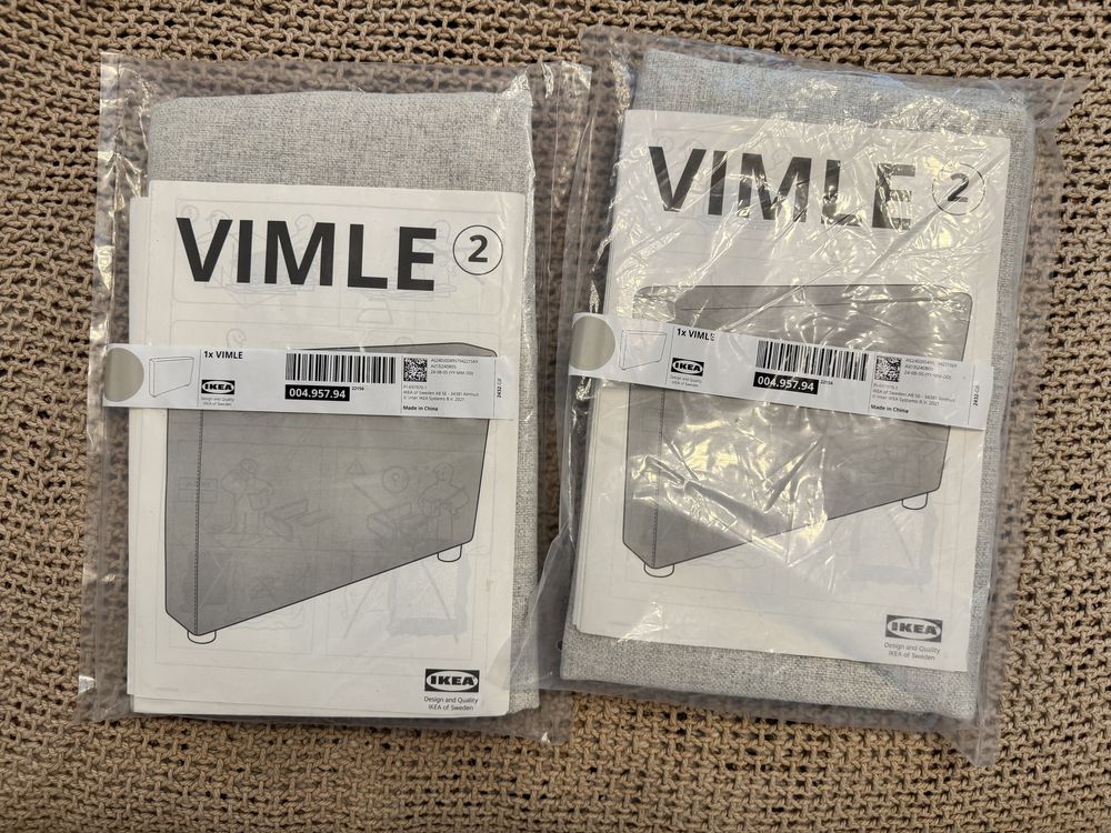 Nowe pokrycie na podłokietnik Ikea Vimle gunnared