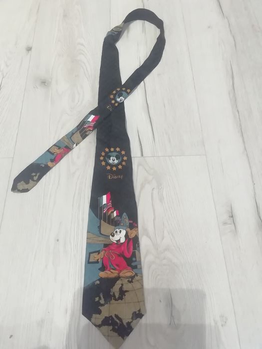 Krawat grafika Disney 100% Jedwab
