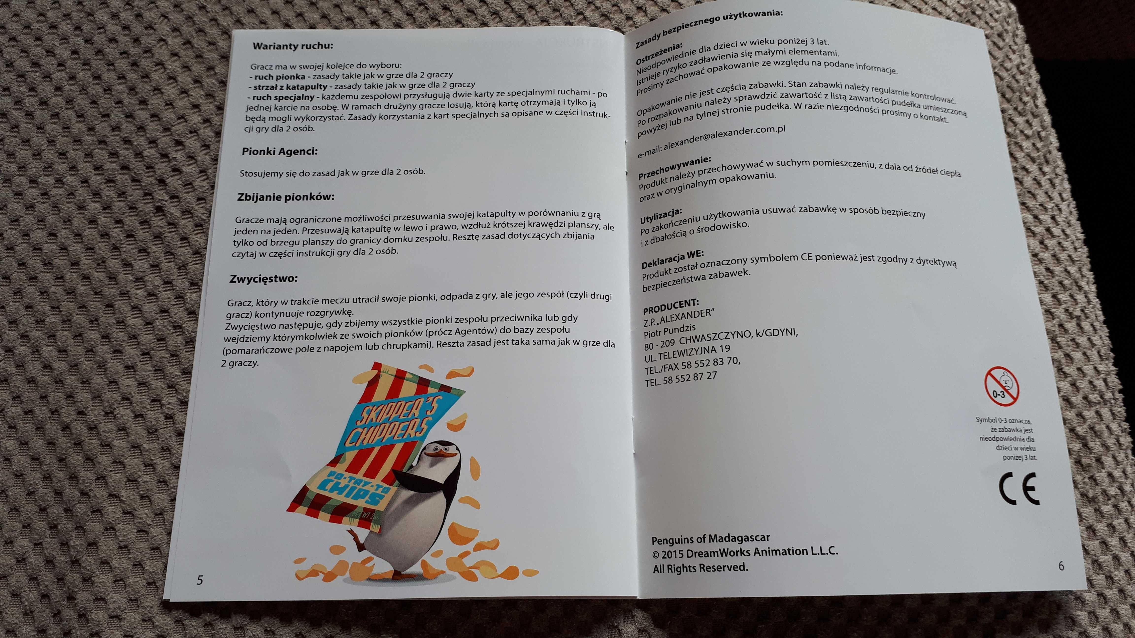 gra "Pingwiny z Madagaskaru - AGENCI"