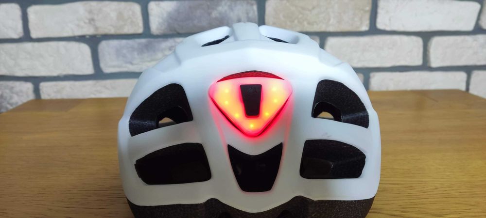 Kask rowerowy X-TIGER kobieta, mężczyzna - z oświetleniem LED - 58-62