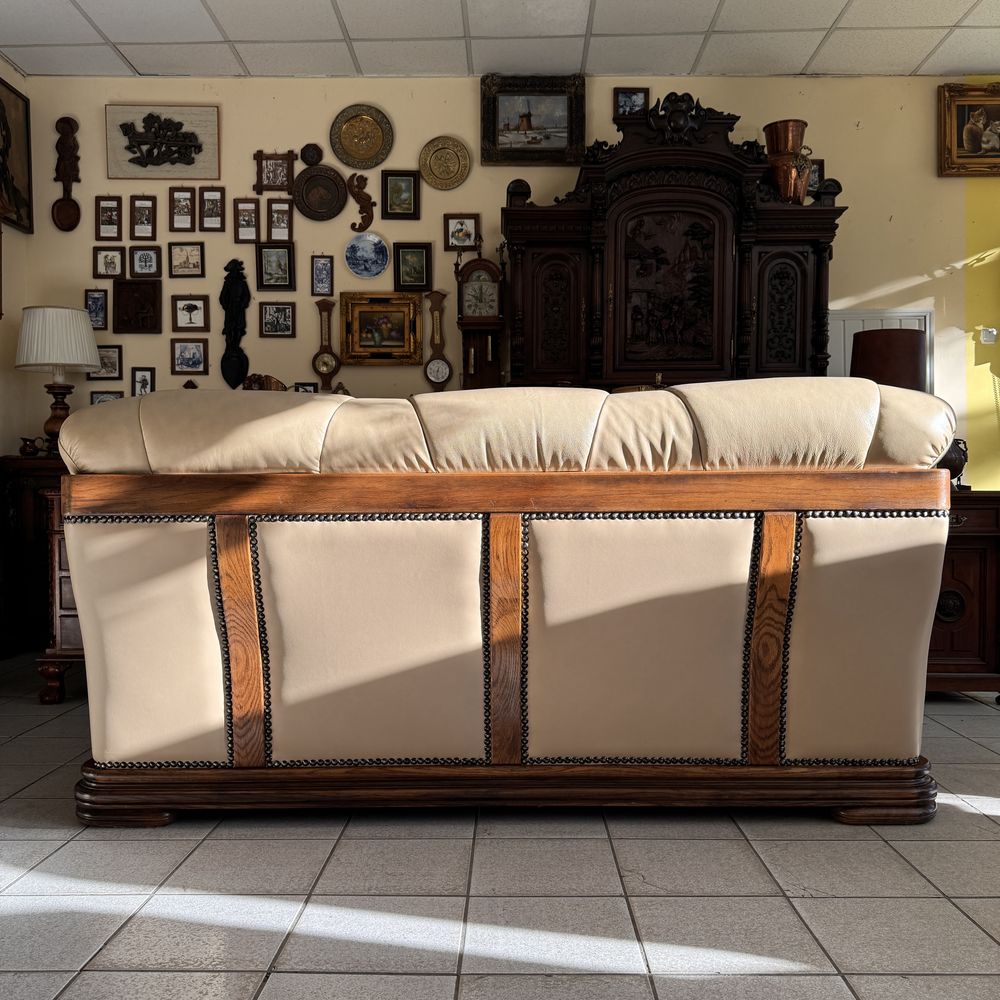 НОВЫЙ Кожаный комплект 3+2+1 шкіряний диван Меблі з Голландії