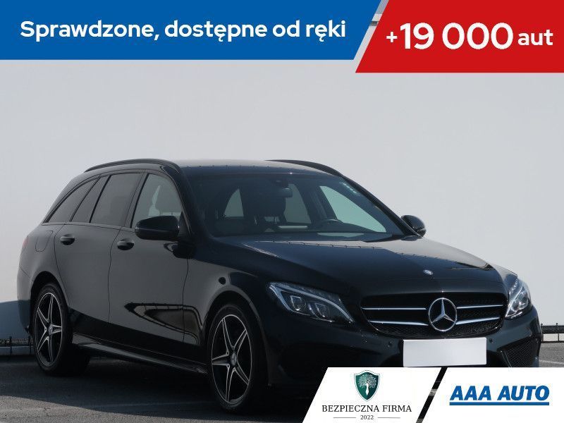 Mercedes-Benz Klasa C C 200 4MATIC, Salon Polska, Serwis ASO, Automat, Skóra, Navi,
