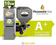 Kocioł na pellet Technix PELL LUX 10kW Ekologiczne ciepło -klasa