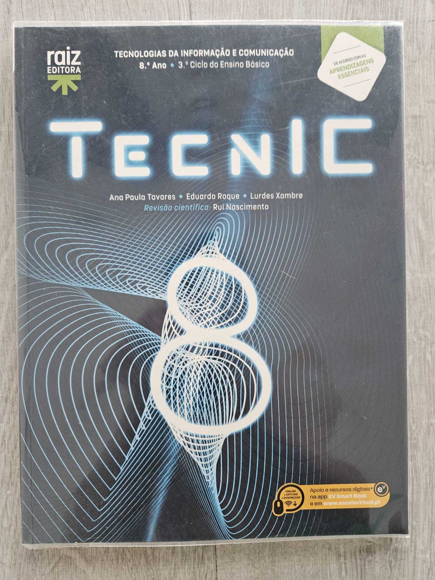 Manual de TIC Tecnic — 8º Ano (Novo e plastificado)