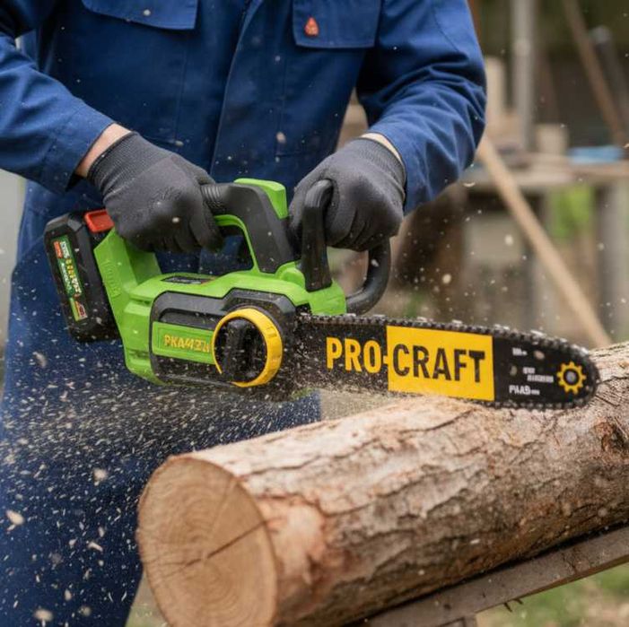Пила Аккумуляторная цепная Procraft PKA42Li ланцюгова Гарантія 3 роки