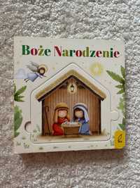 Boże narodzenie czytanka układanka książeczka puzzle