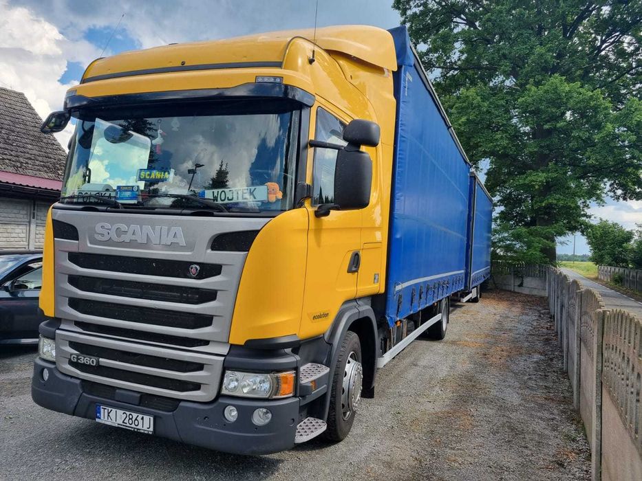Zestaw Tandem SCANIA G360 2X7,70