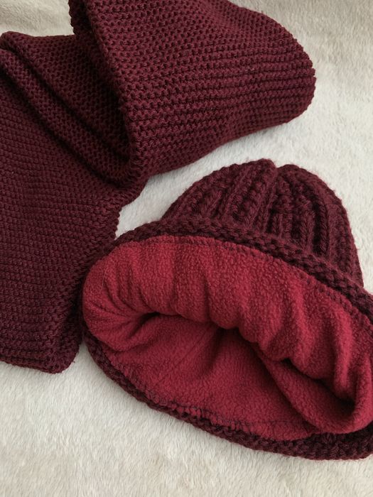 Зимовий набір шапка і снуд