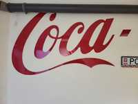 Napis Plastikowy Coca-Cola  Reklama