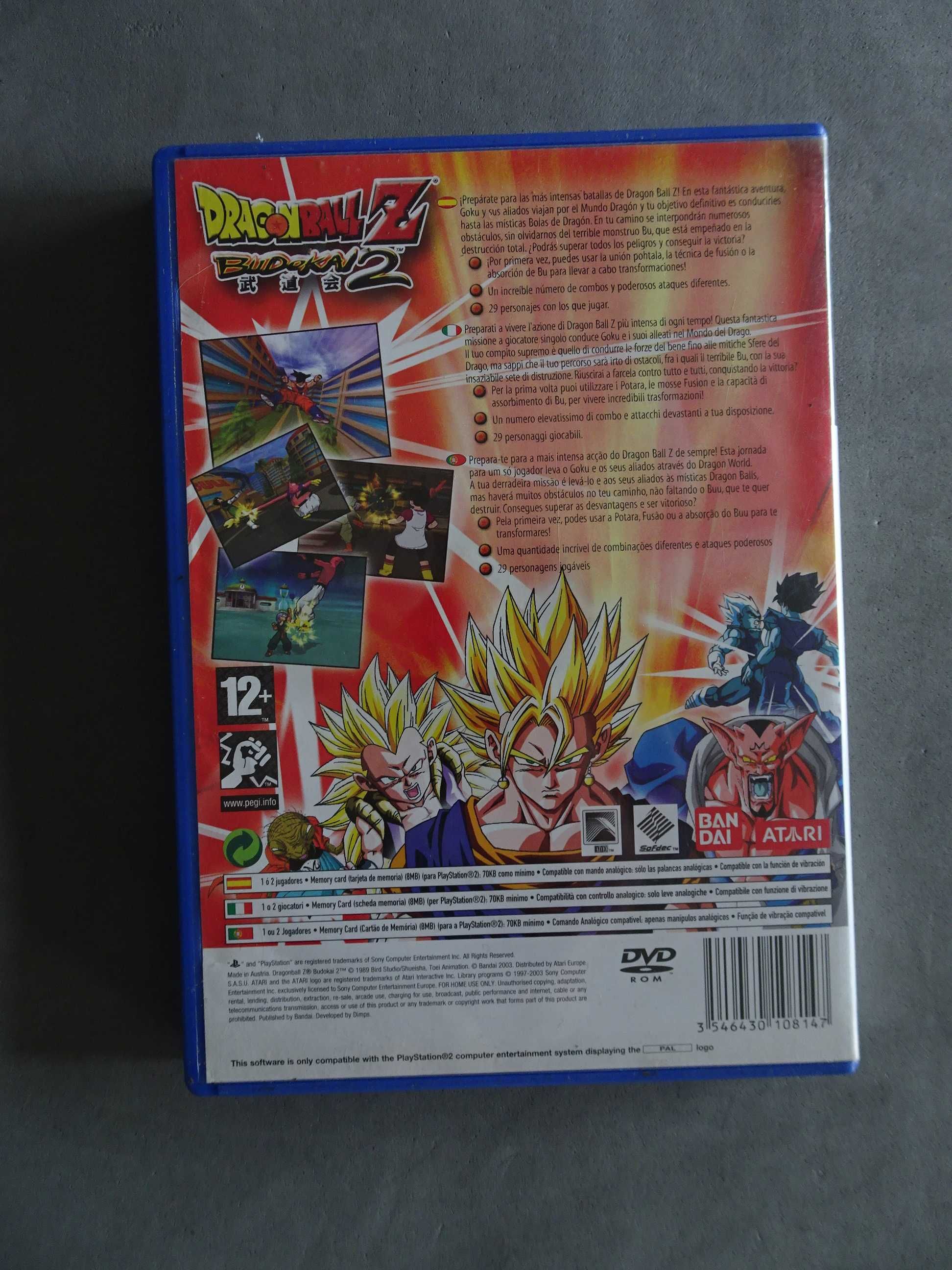 Jogo Playstation 2 - Dragonball Z Budokan 2