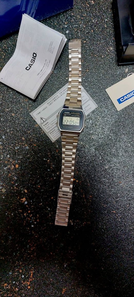 Годинник Casio A158WA Vintage | ОРИГІНАЛ | НОВИЙ | Гарантія 2 роки |