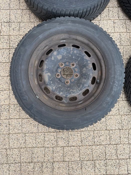 Felgi stalowe 5x108 + Opony Zimowe 195/65 R15" Ford Focus II MK2 04-11